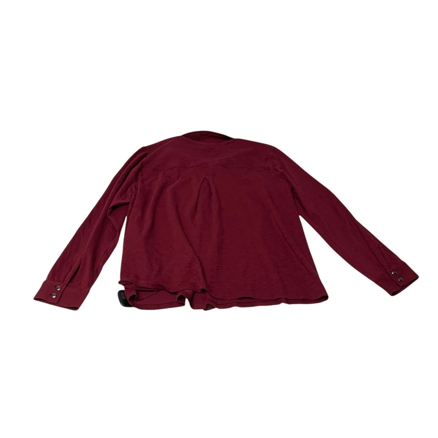 Top Long Sleeve By J. Jill In Red, Size: Lp
