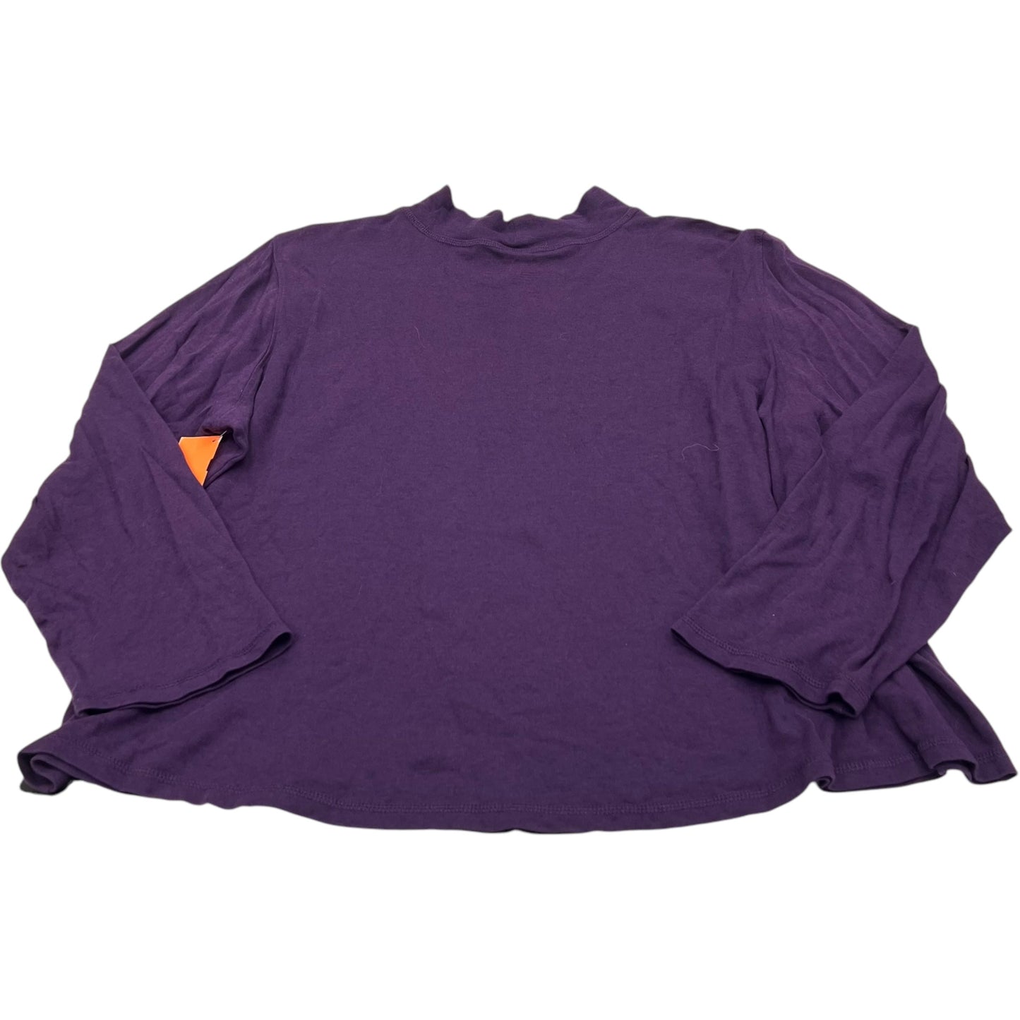 Top Long Sleeve By West Bound In Purple, Size: 2x