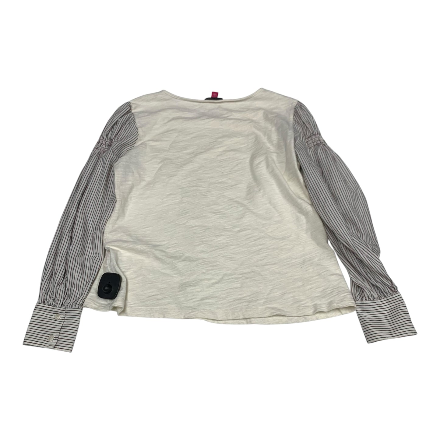 Top Long Sleeve By Vince Camuto In Cream, Size: Xs
