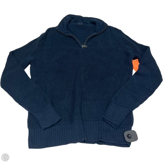 Sweatshirt Collar By J. Crew In Navy, Size: S