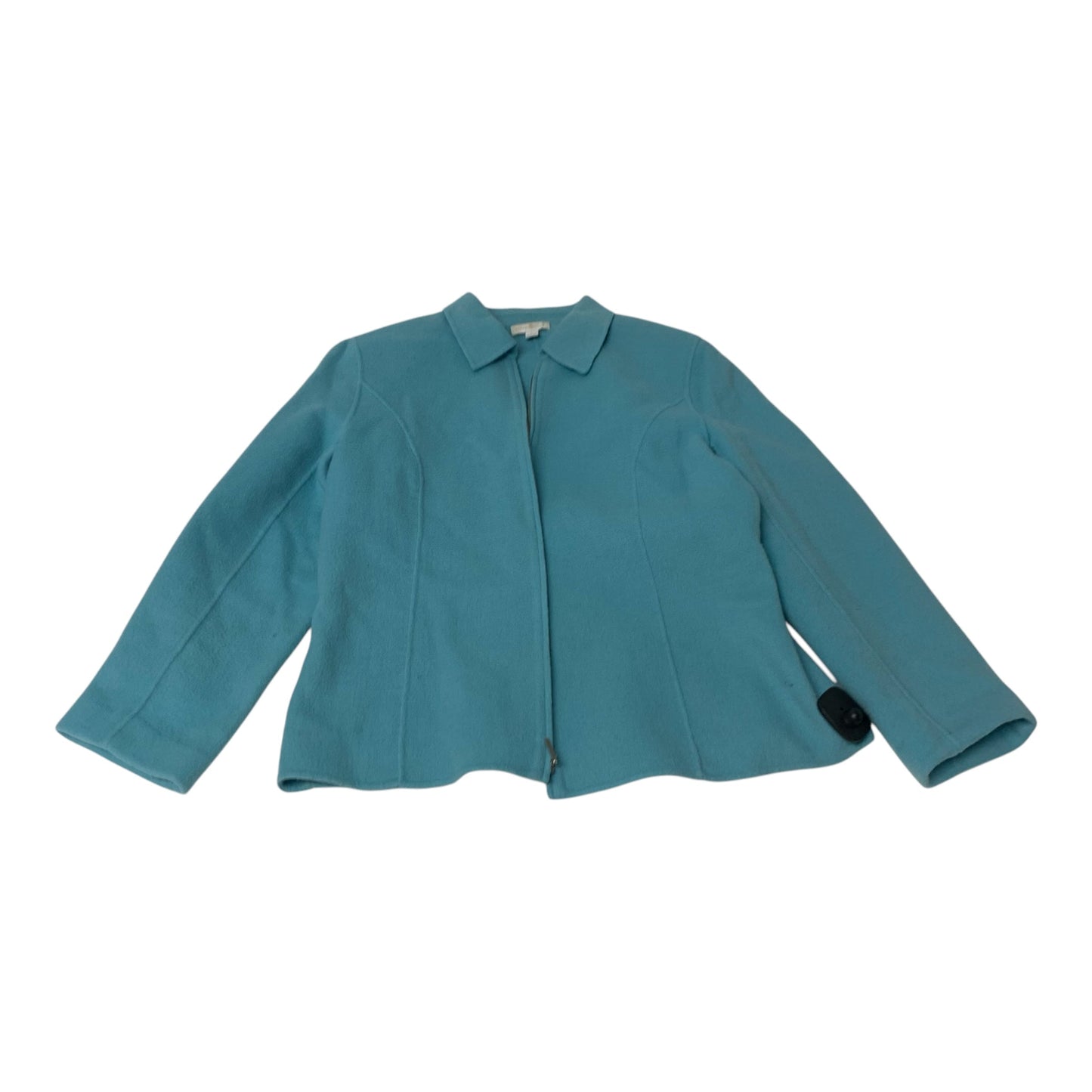 Coat Wool By Charter Club In Blue, Size: L