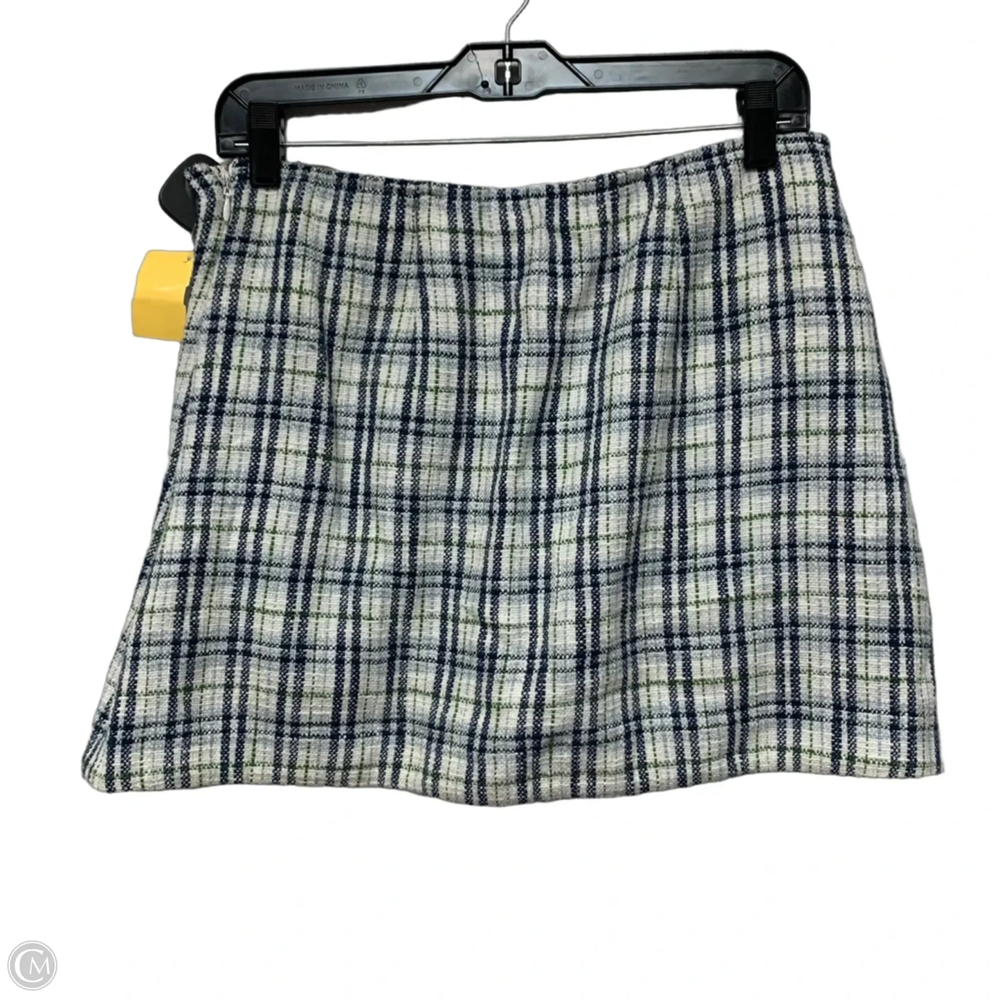 Skirt Mini & Short By Abercrombie And Fitch In Plaid Pattern, Size: M