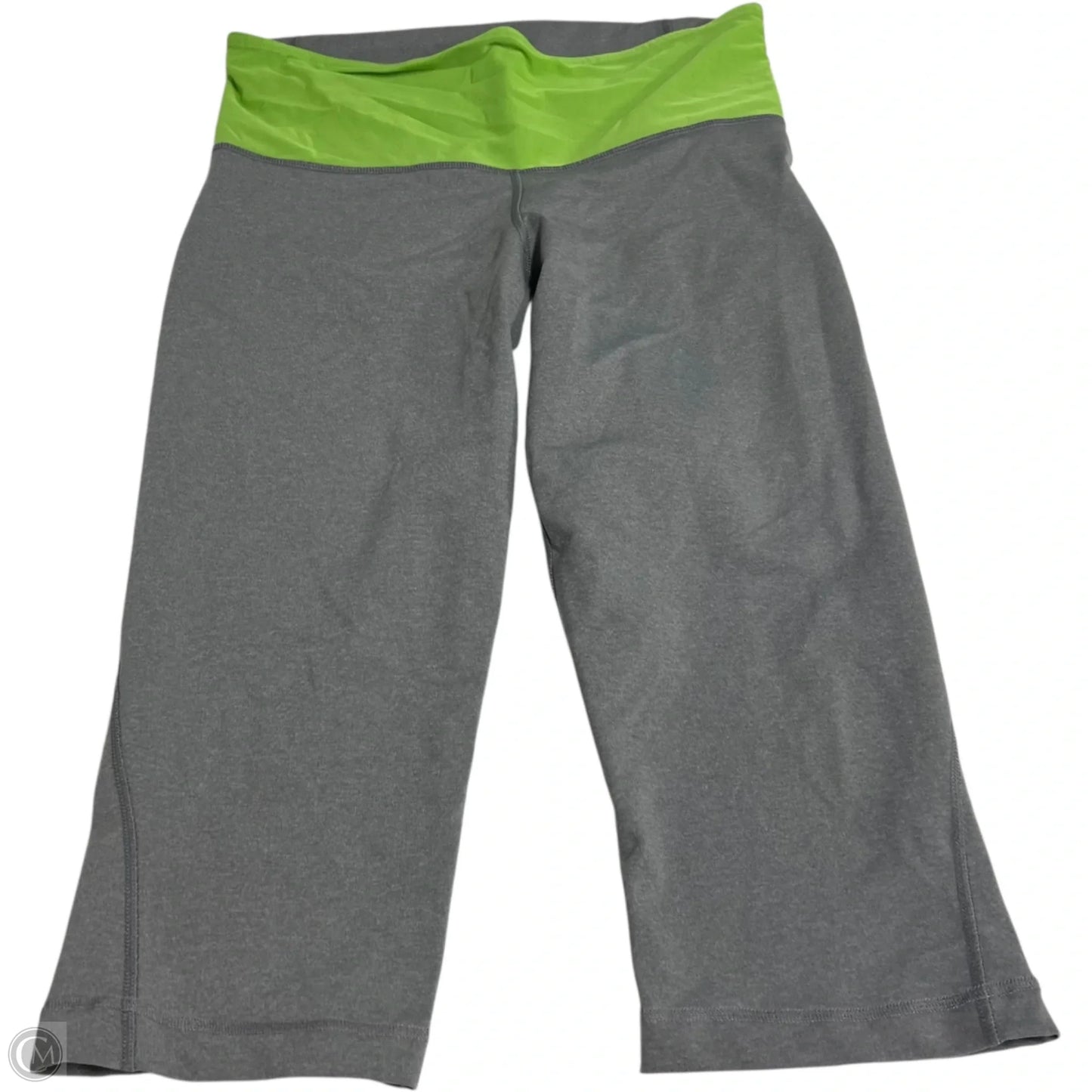 Athletic Leggings Capris By Lululemon In Grey, Size: 8