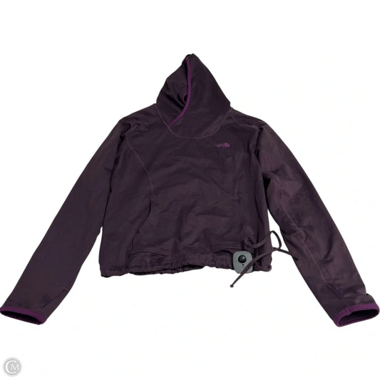 Athletic Sweatshirt Hoodie By The North Face In Purple, Size: M