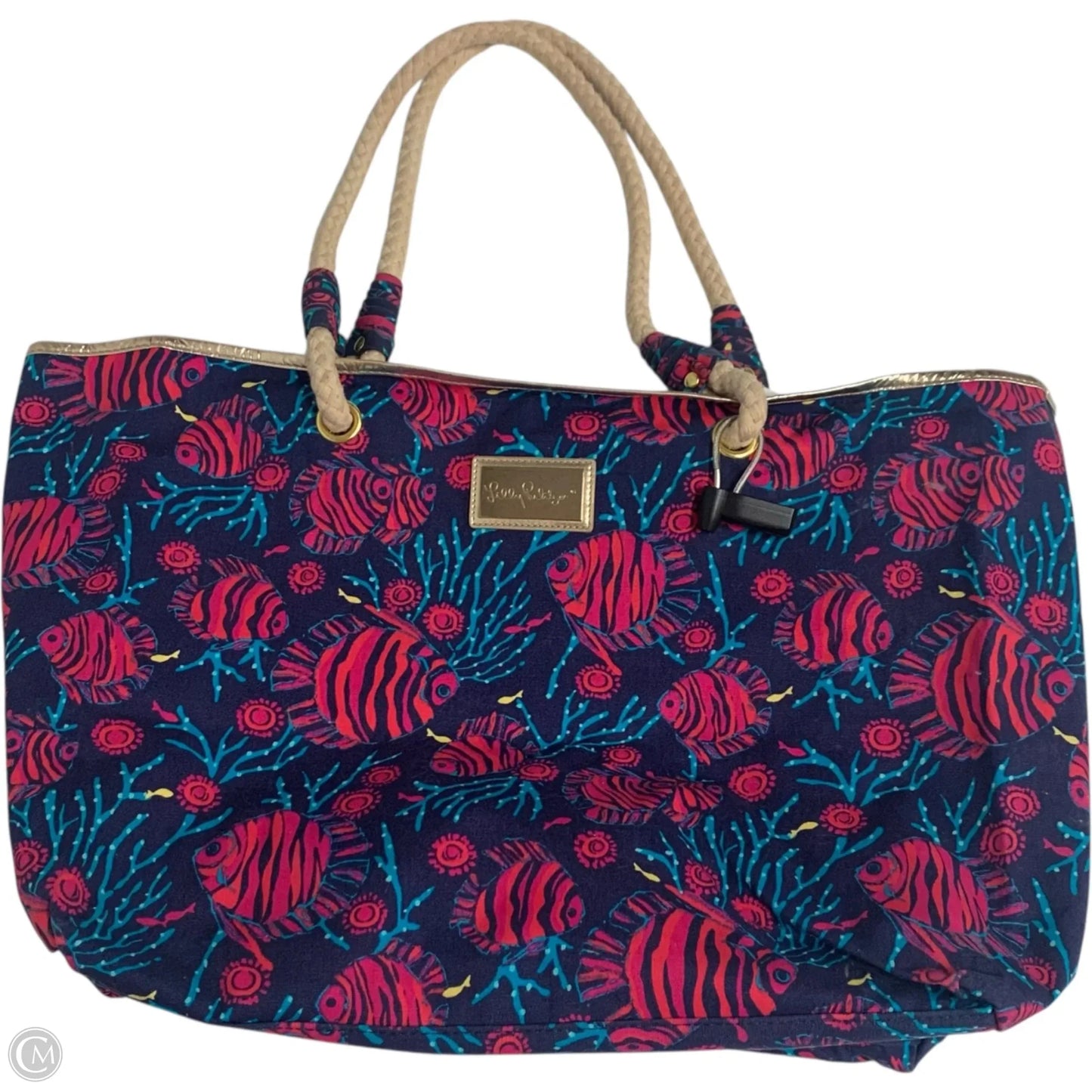 Handbag Designer By Lilly Pulitzer, Size: Medium