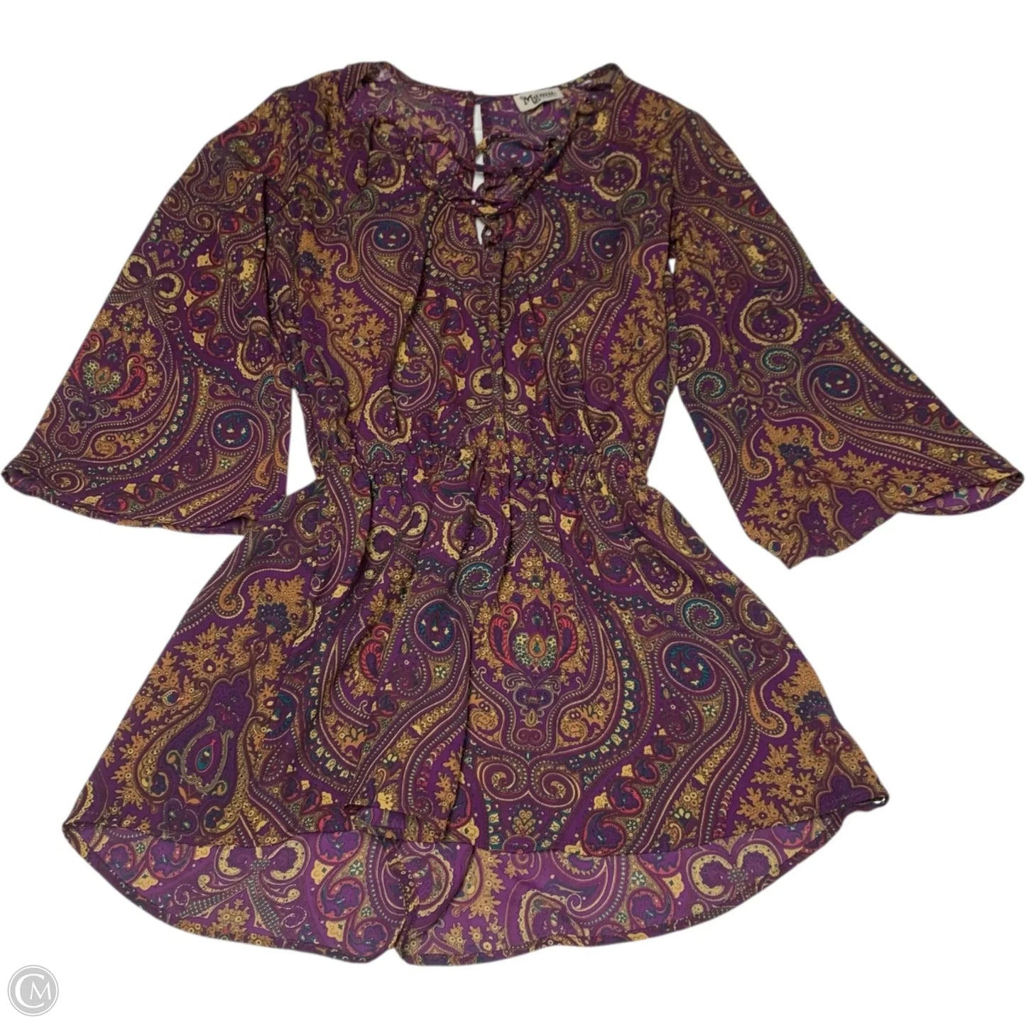 Romper By Mumu In Purple, Size: Xs