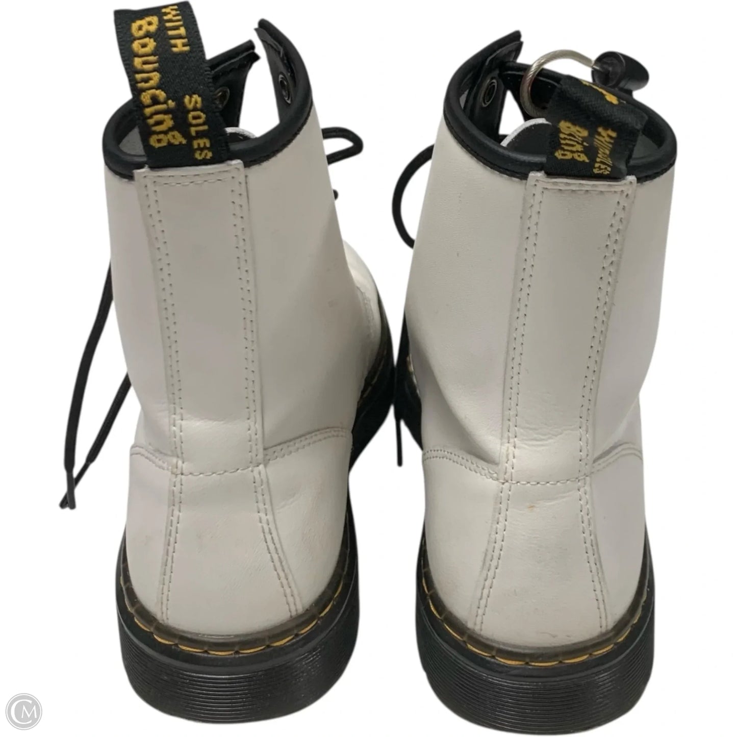 Boots Combat By Dr Martens In White, Size: 8