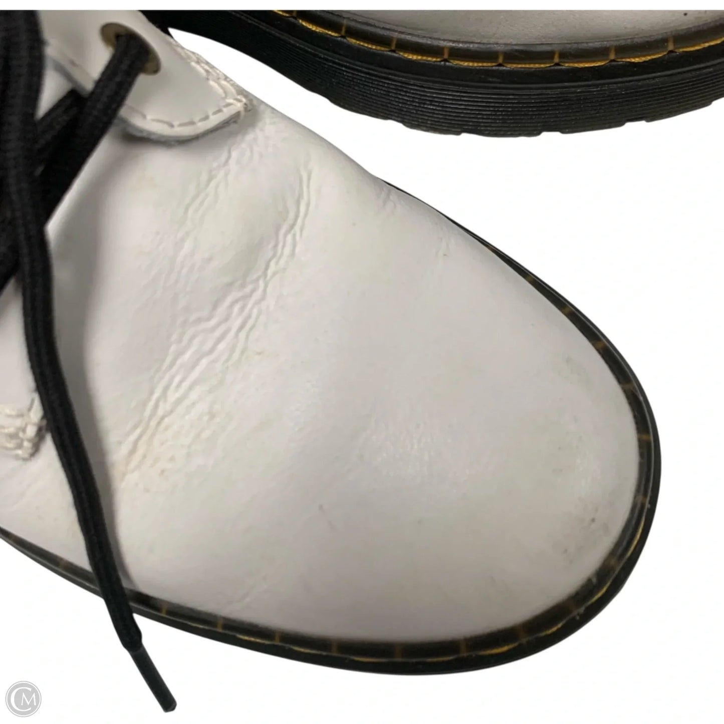 Boots Combat By Dr Martens In White, Size: 8