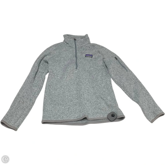 Sweatshirt Collar By Patagonia In Grey, Size: S