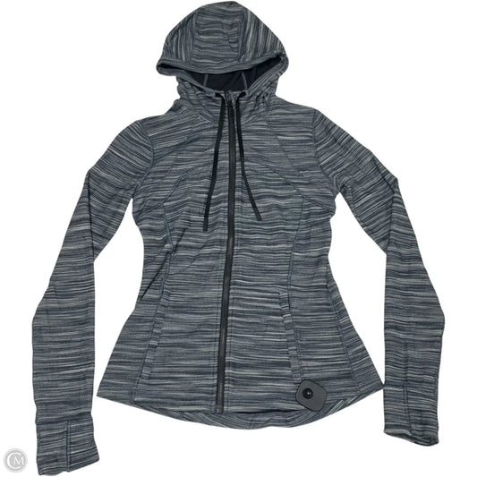 Athletic Jacket By Lululemon In Grey, Size: M