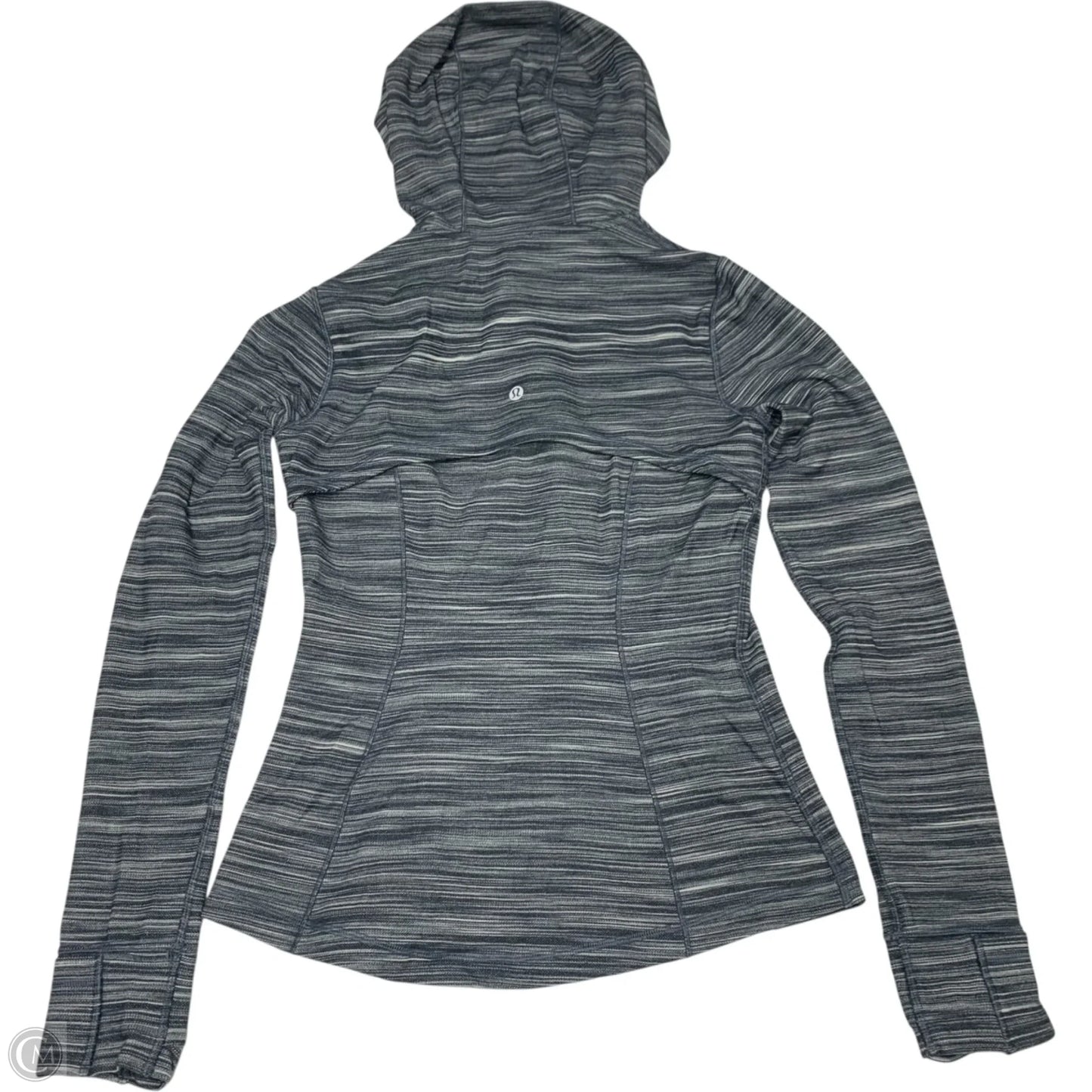 Athletic Jacket By Lululemon In Grey, Size: M