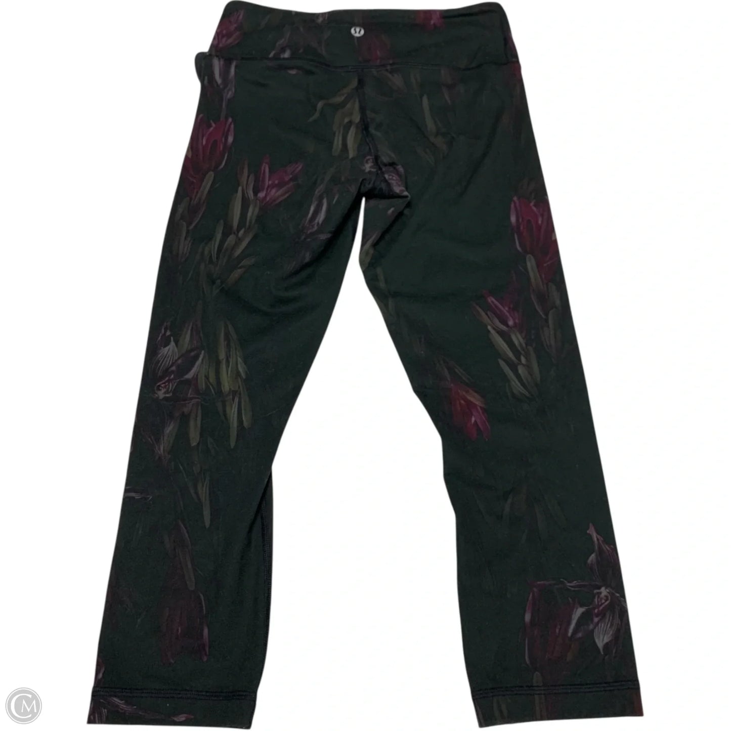 Athletic Leggings Capris By Lululemon In Green, Size: S