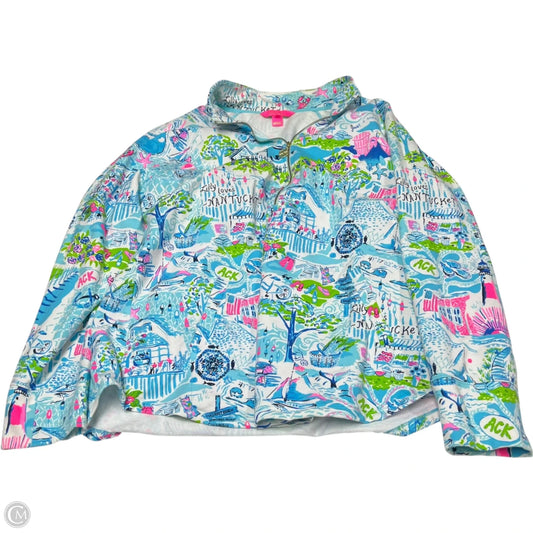 Sweatshirt Designer By Lilly Pulitzer In Blue, Size: 1x