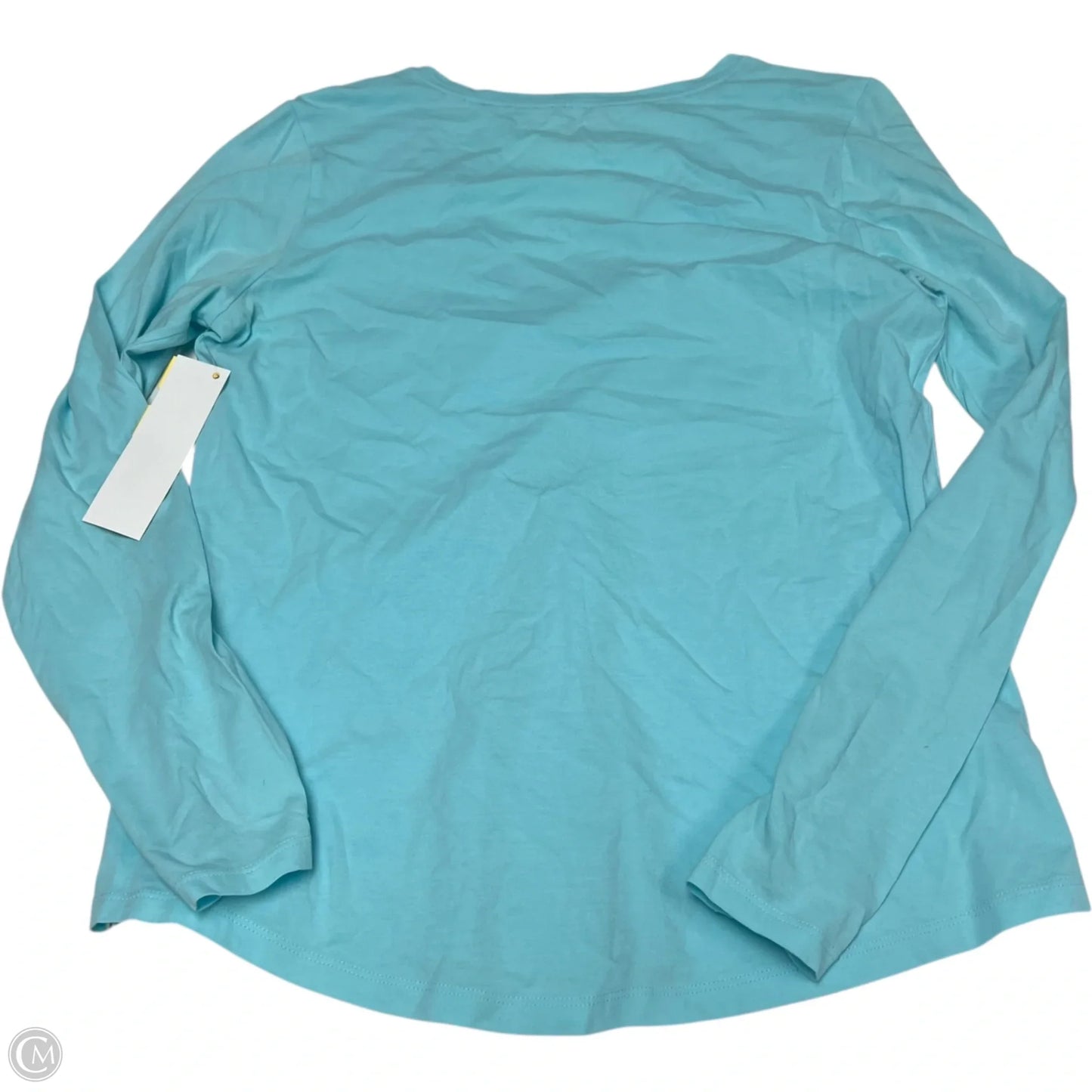 Top Long Sleeve Designer By Lilly Pulitzer In Blue, Size: L