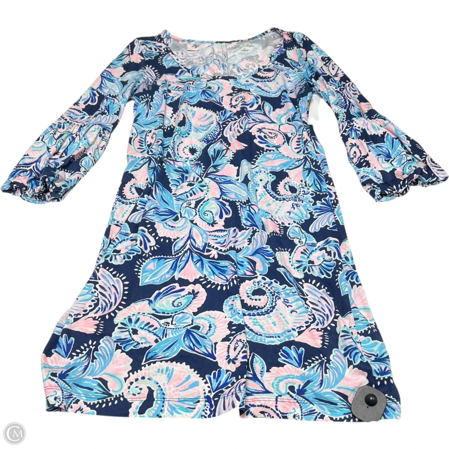 Dress Designer By Lilly Pulitzer In Blue & Pink, Size: M