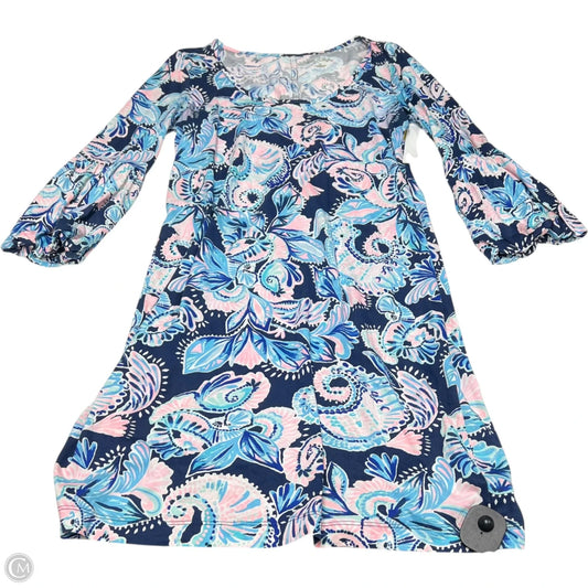 Dress Designer By Lilly Pulitzer In Blue & Pink, Size: M