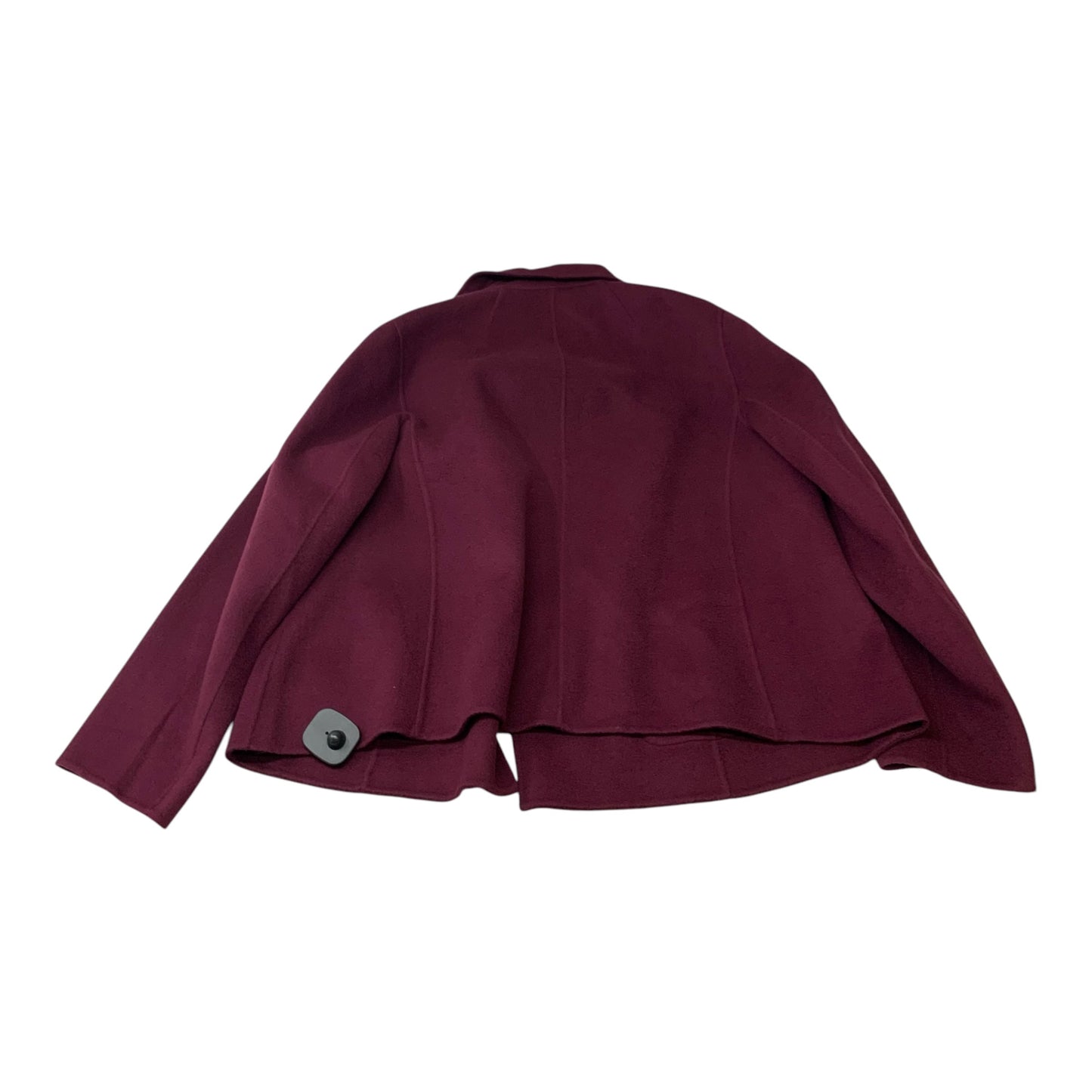 Coat Peacoat By Talbots In Purple, Size: L