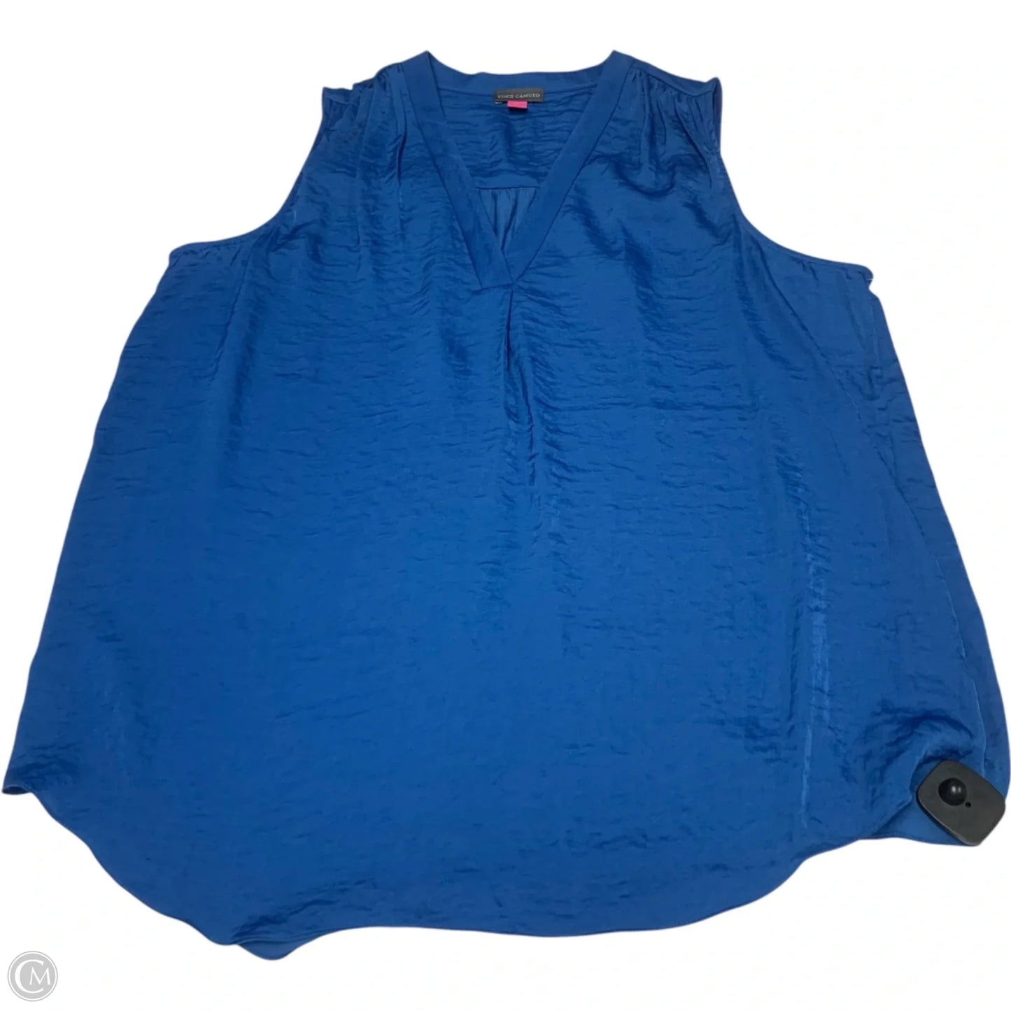 Blouse Sleeveless By Vince Camuto In Blue, Size: 1x