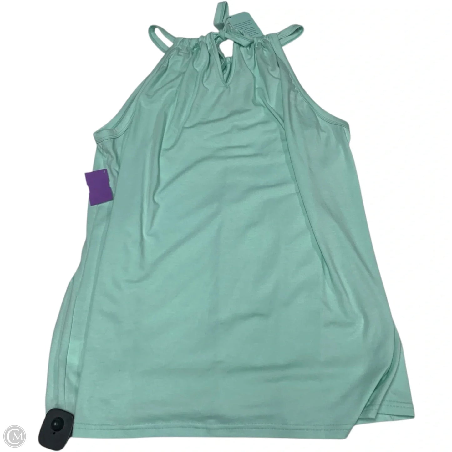 Top Sleeveless By Wiholl In Green, Size: 1x