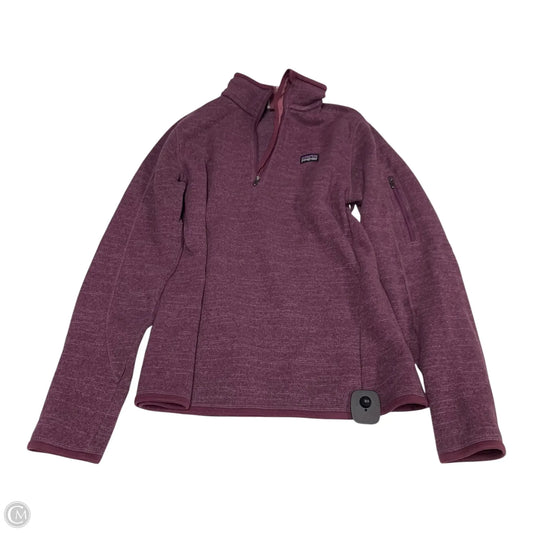 Sweatshirt Collar By Patagonia In Purple, Size: M