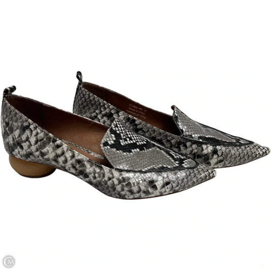 Shoes Heels Block By Jeffery Campbell In Snakeskin Print, Size: 8