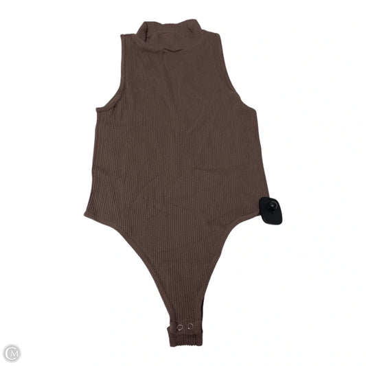 Bodysuit By Pink Rose In Brown, Size: Xs