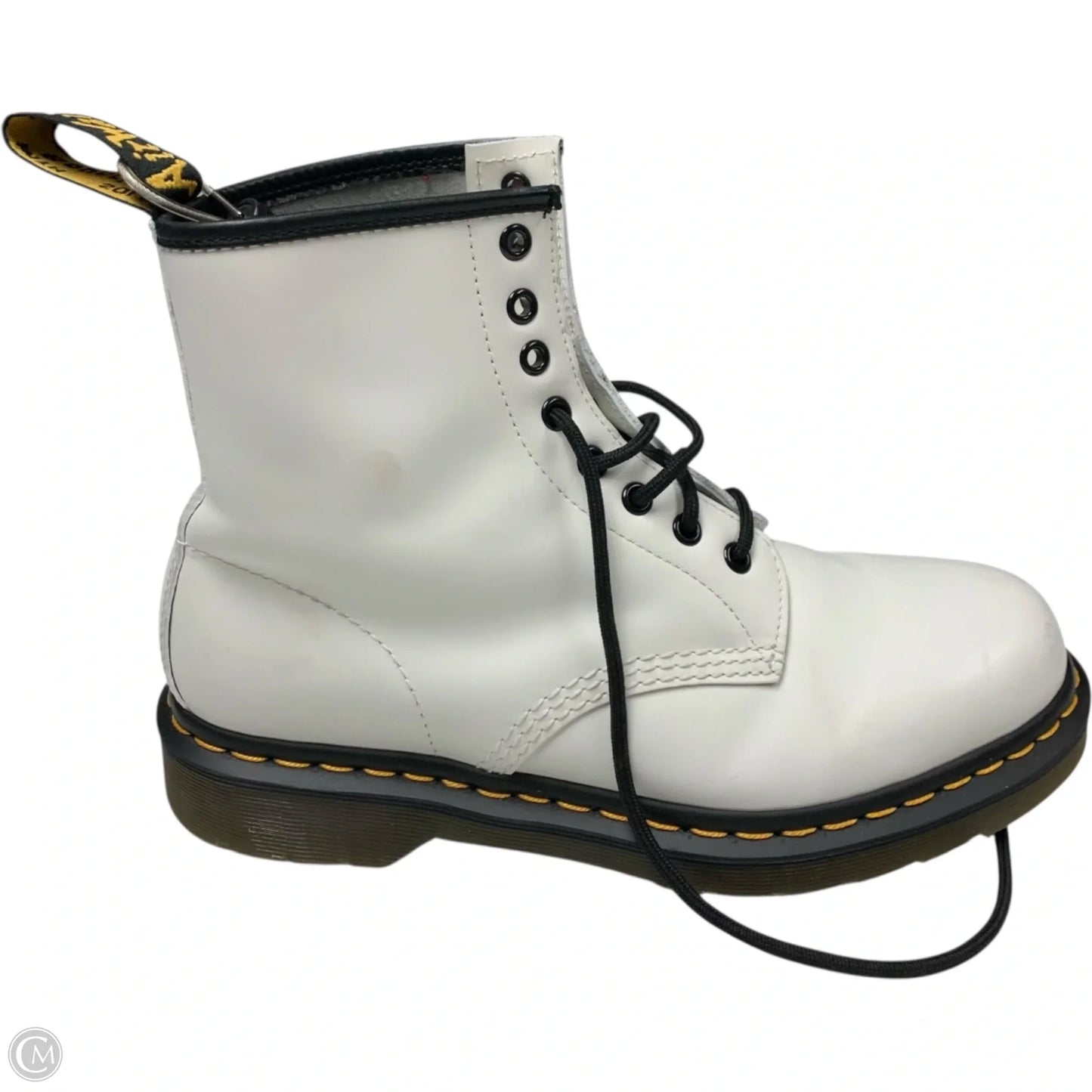 Boots Combat By Dr Martens In White, Size: 9