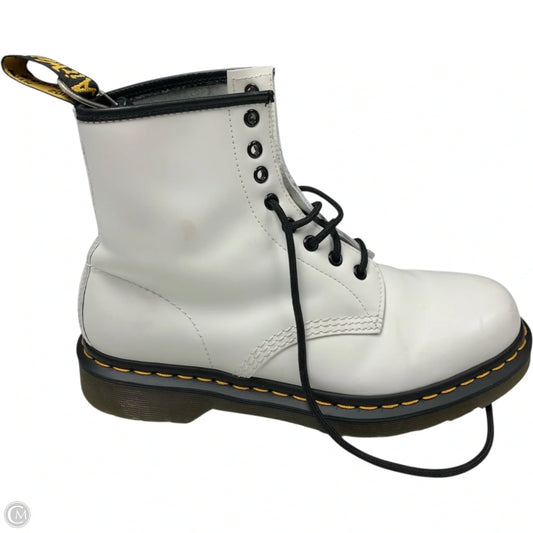 Boots Combat By Dr Martens In White, Size: 9