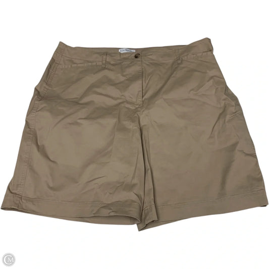 Shorts By Kim Rogers In Tan, Size: 18