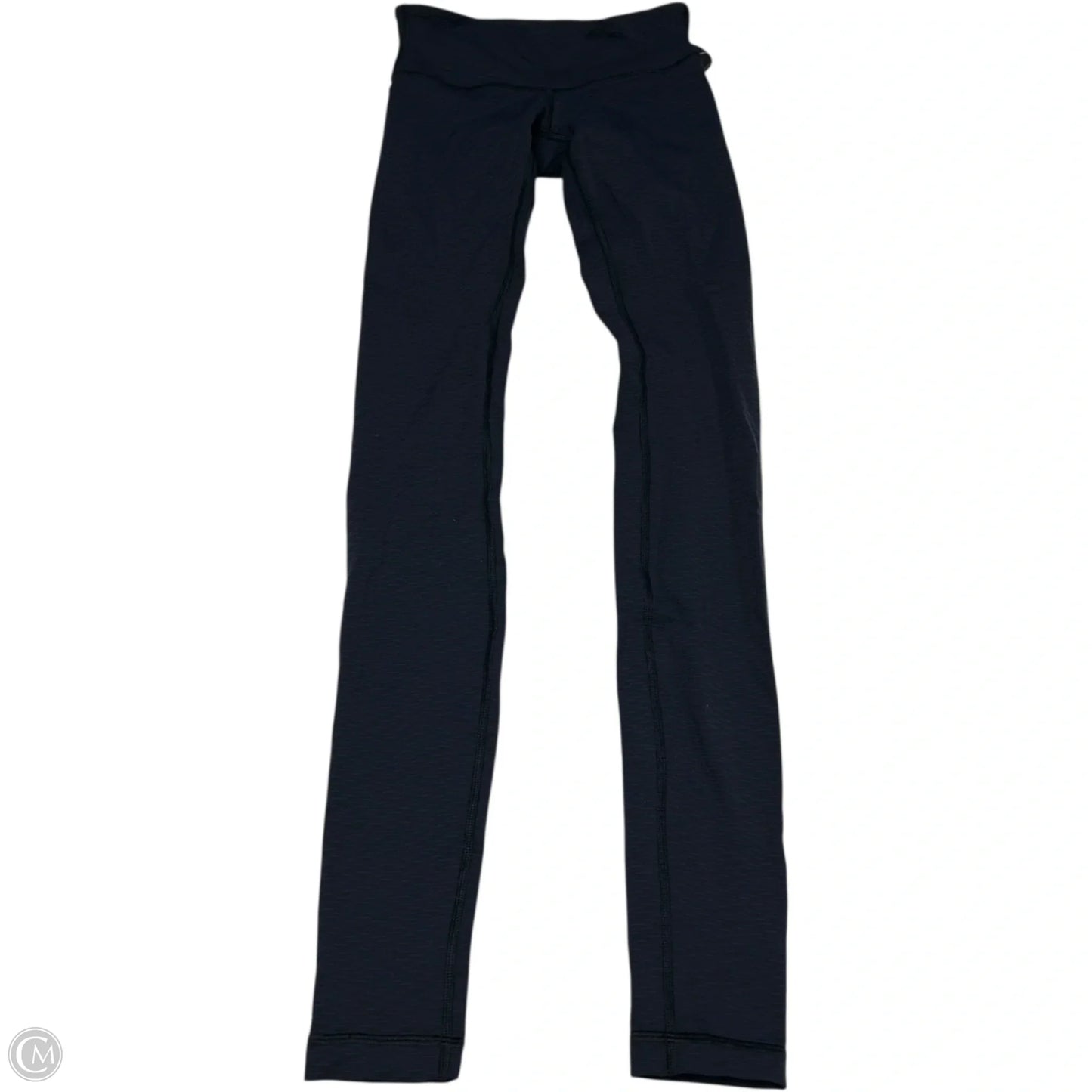 Athletic Leggings By Lululemon In Black & Blue, Size: Xs