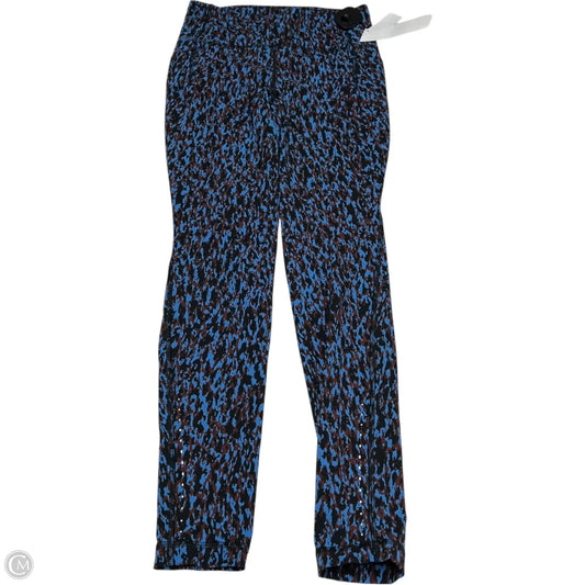 Athletic Leggings By Lululemon In Blue & Brown, Size: S