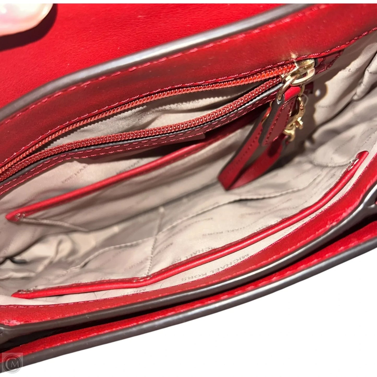 Crossbody Designer By Michael Kors, Size: Medium