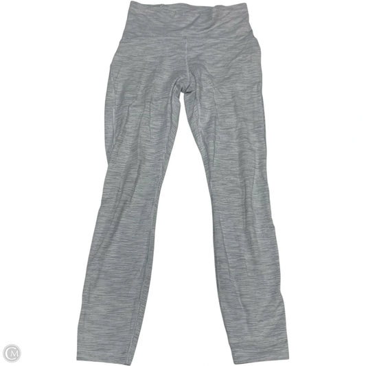 Athletic Leggings By Lululemon In Grey, Size: S