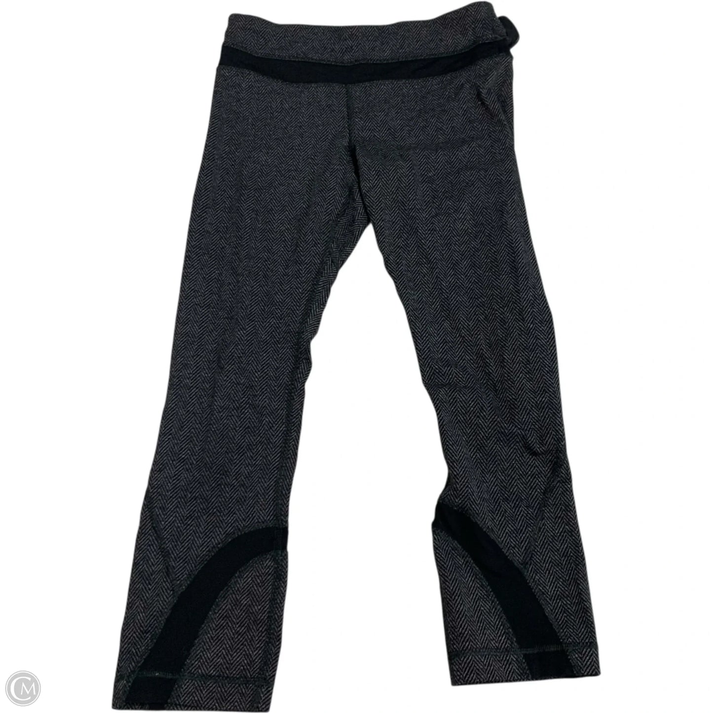 Athletic Leggings Capris By Lululemon In Grey, Size: S