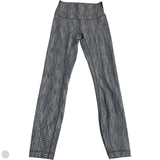 Athletic Leggings By Lululemon In Grey, Size: S