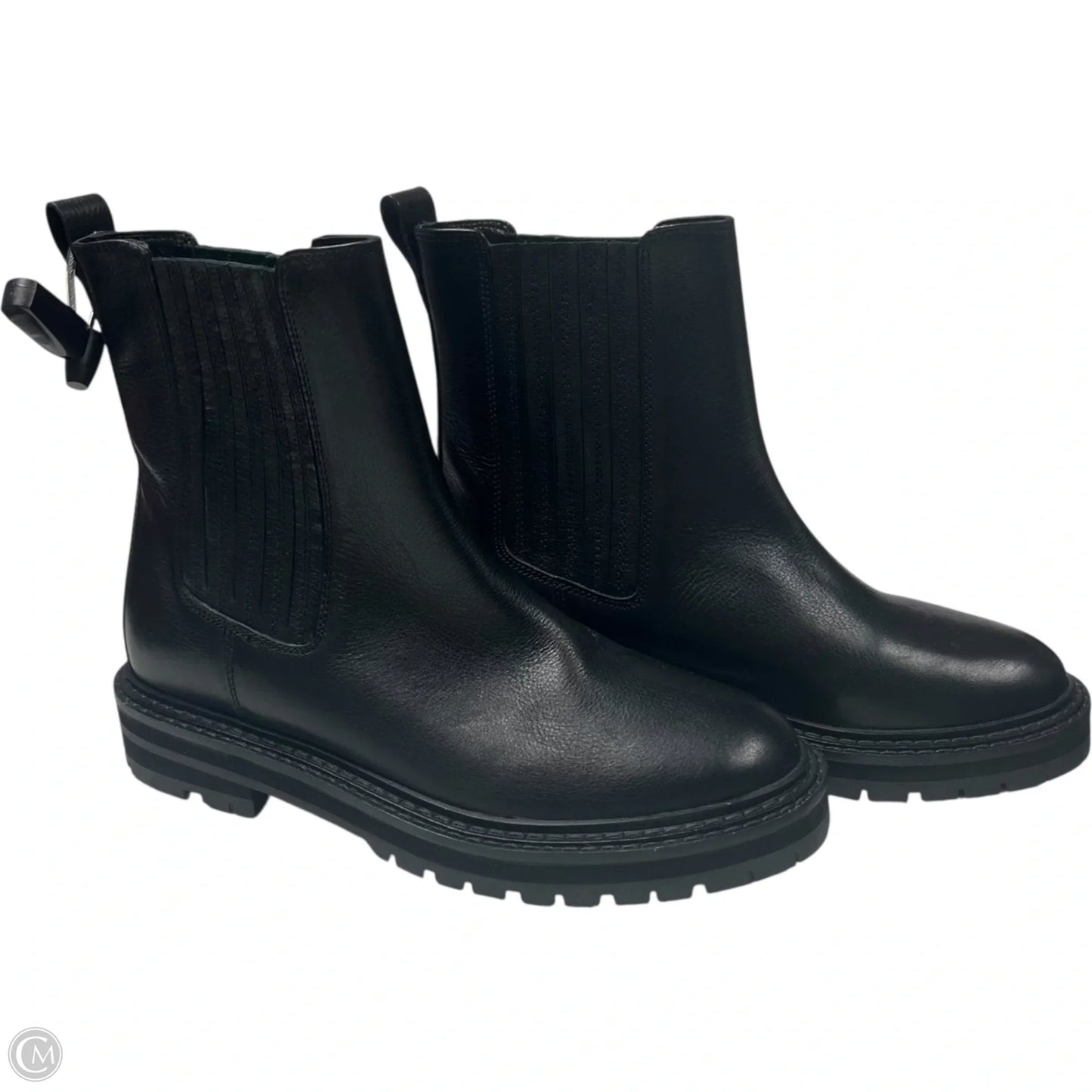 Boots Mid-calf Flats By Boden In Black, Size: 8.5