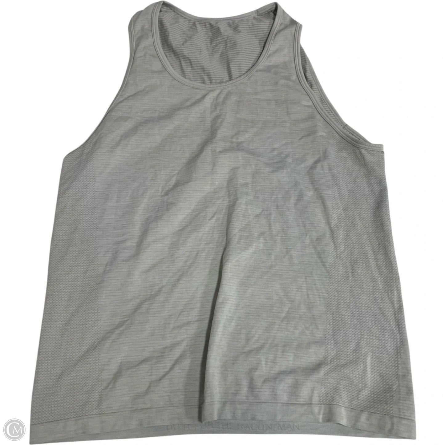 Athletic Tank Top By Lululemon In Grey, Size: M