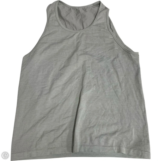 Athletic Tank Top By Lululemon In Grey, Size: M