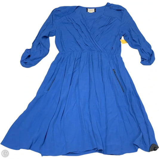 Dress Casual Short By Maeve In Blue, Size: L