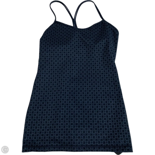Athletic Tank Top By Lululemon In Black & Blue, Size: S