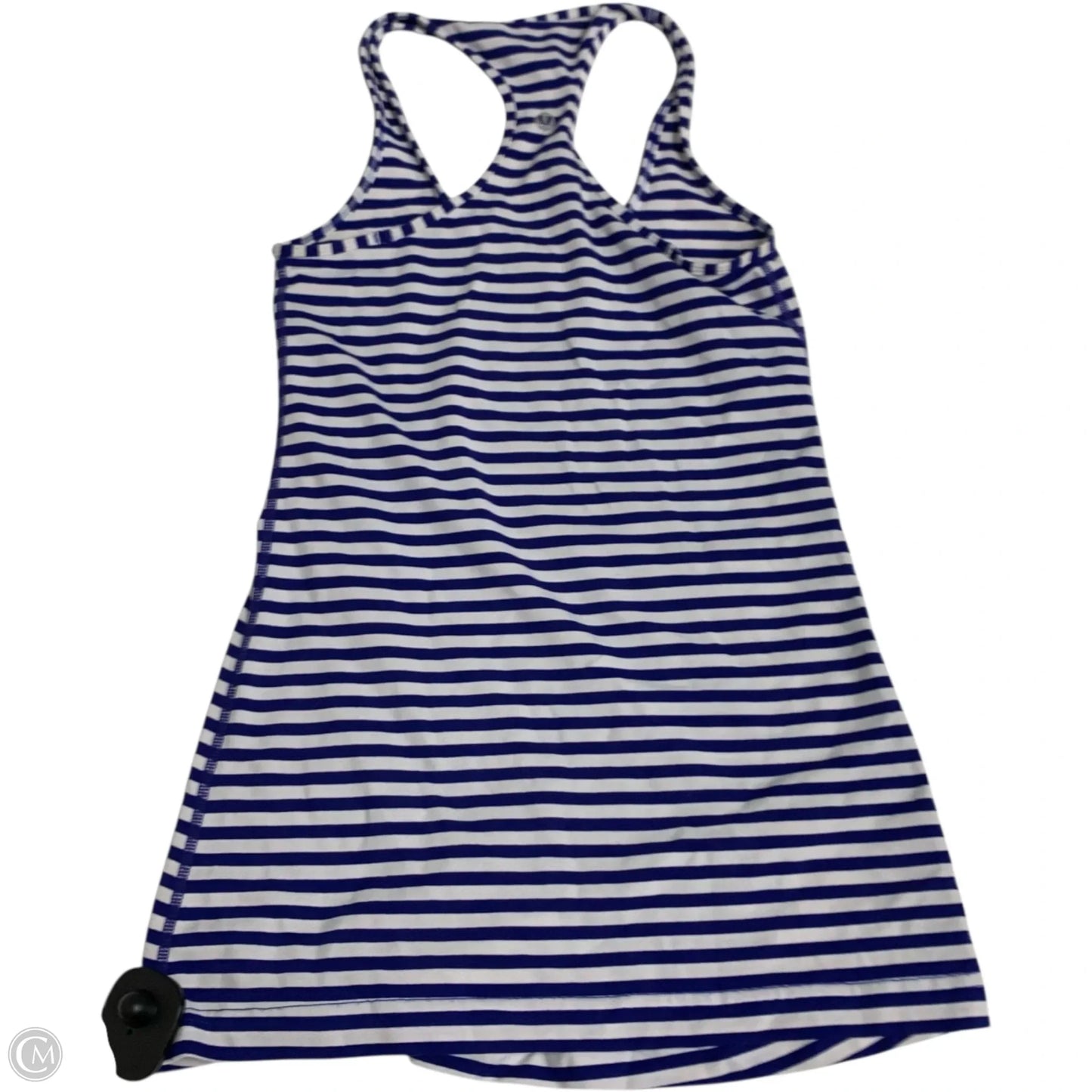Athletic Tank Top By Lululemon In Blue & White, Size: S