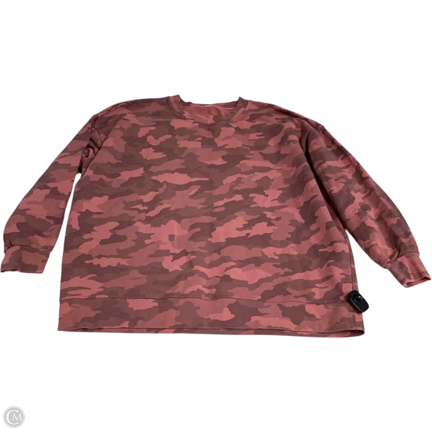Athletic Sweatshirt Crewneck By Lululemon In Camouflage Print, Size: Xl
