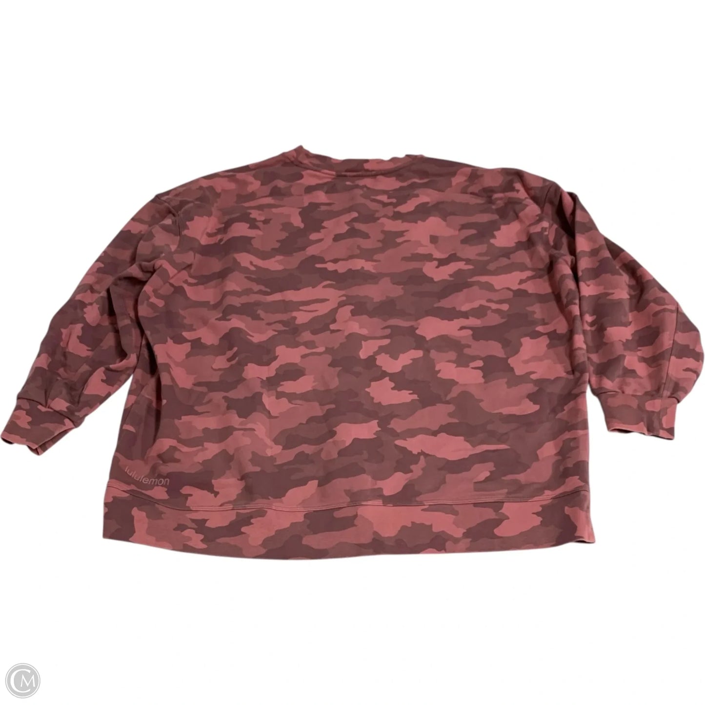 Athletic Sweatshirt Crewneck By Lululemon In Camouflage Print, Size: Xl