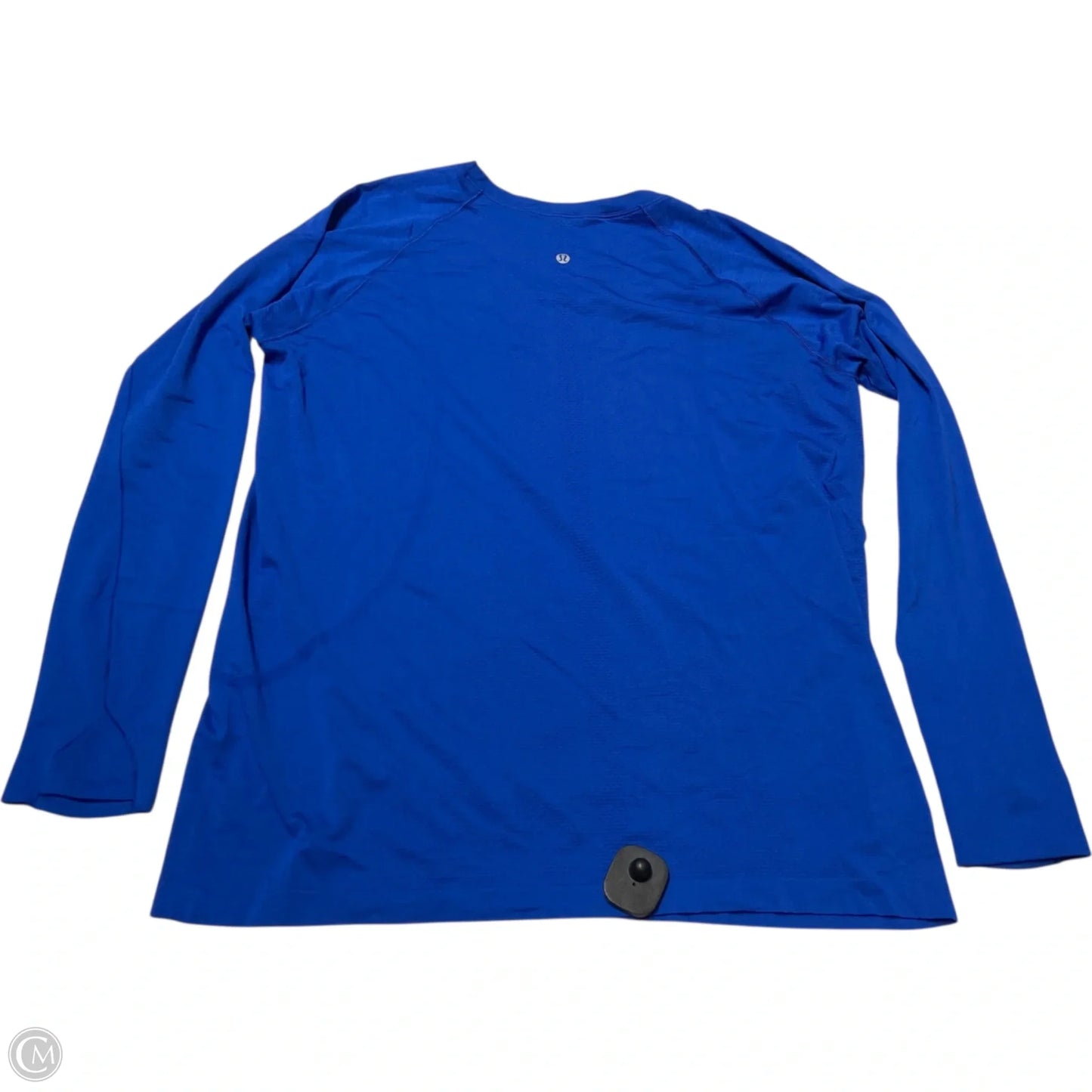Athletic Top Long Sleeve Crewneck By Lululemon In Blue, Size: Xl