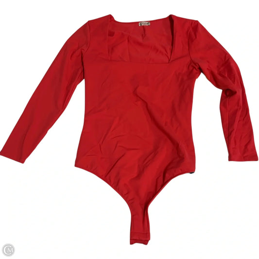 Bodysuit By Free People In Red, Size: S