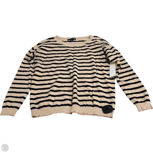 Top Long Sleeve Designer By Max Mara In Black & Tan, Size: L