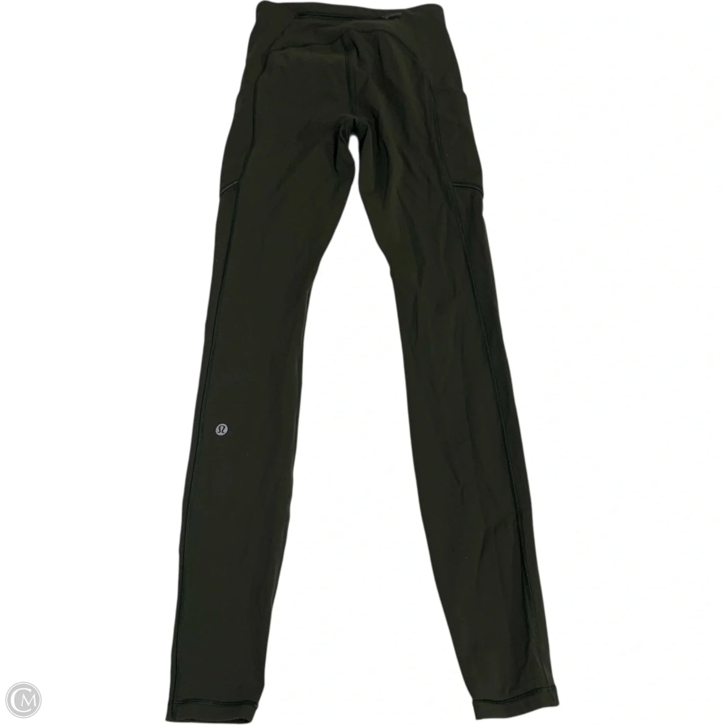 Athletic Leggings By Lululemon In Green, Size: Xs