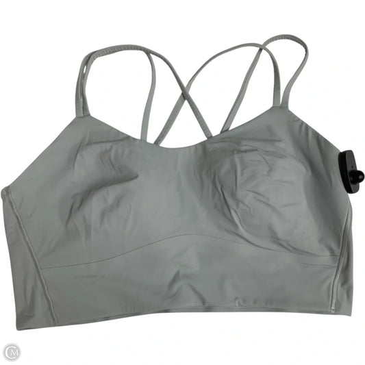 Athletic Bra By Lululemon In Grey, Size: Xl