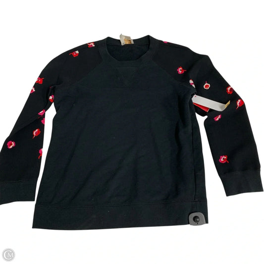 Sweatshirt Designer By Kate Spade In Black, Size: S