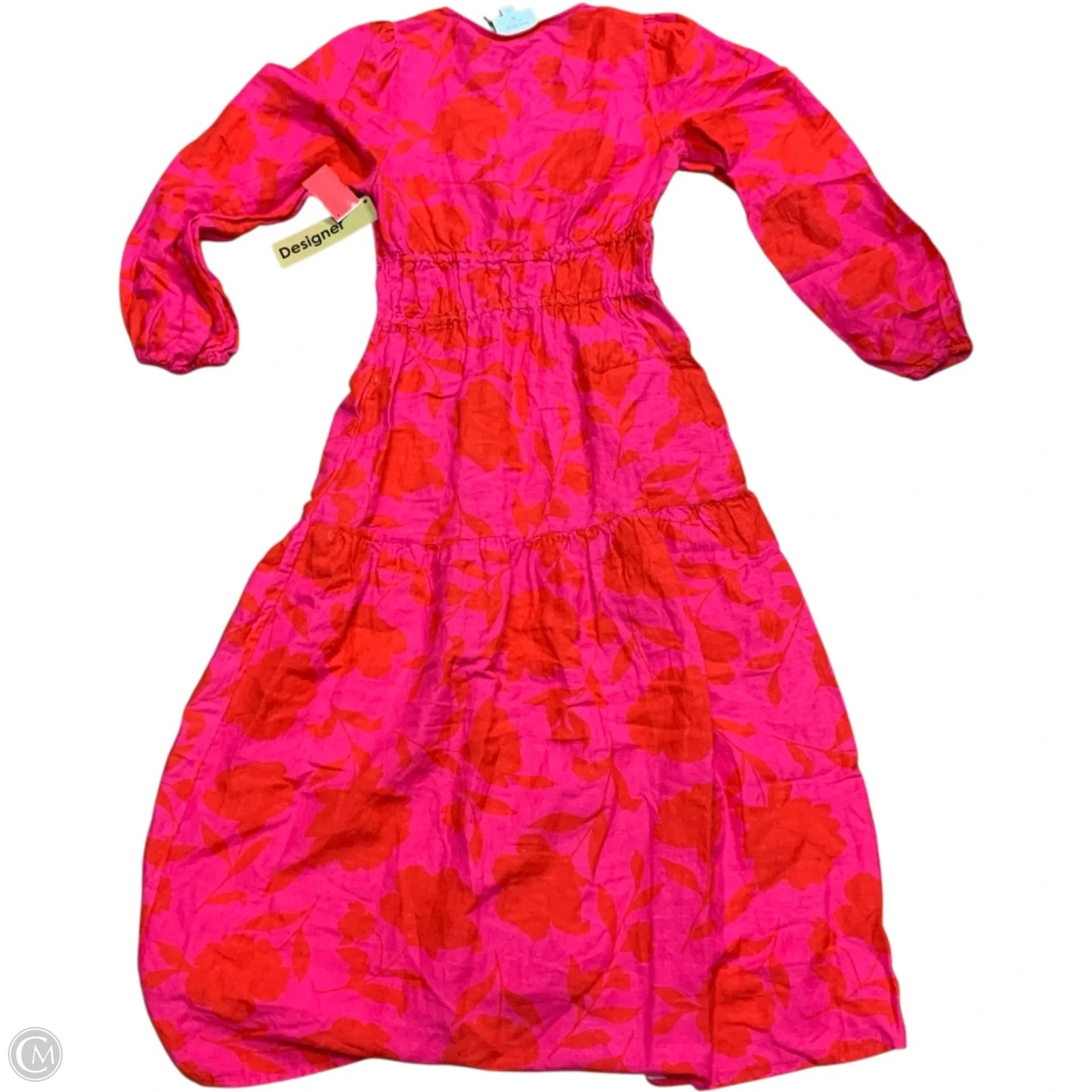 Dress Designer By Kate Spade In Pink & Red, Size: Xxs